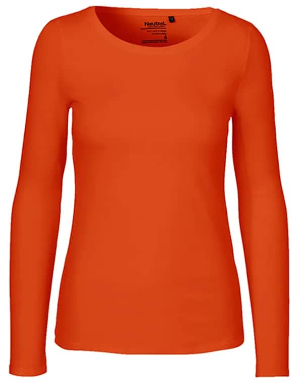 Ladies´ Long Sleeve T-Shirt - Orange