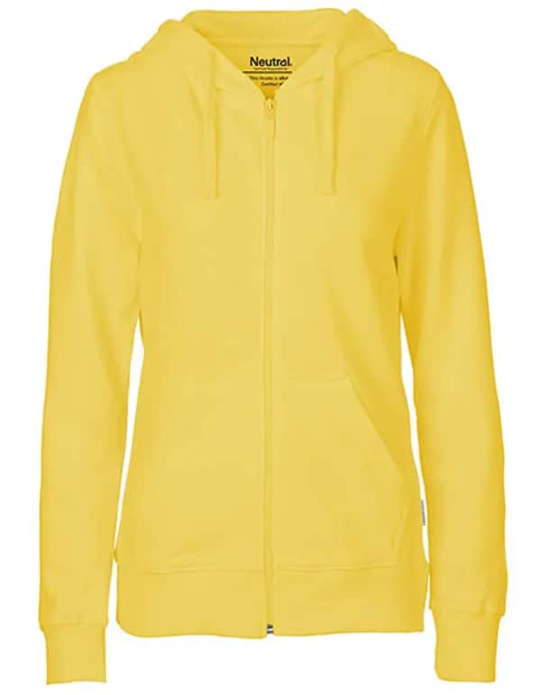 Ladies´ Zip Hoodie - Dusty Yellow