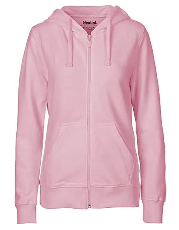 Ladies´ Zip Hoodie - Light Pink