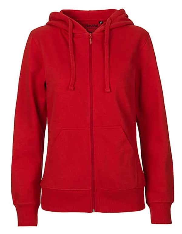 Ladies´ Zip Hoodie - Red