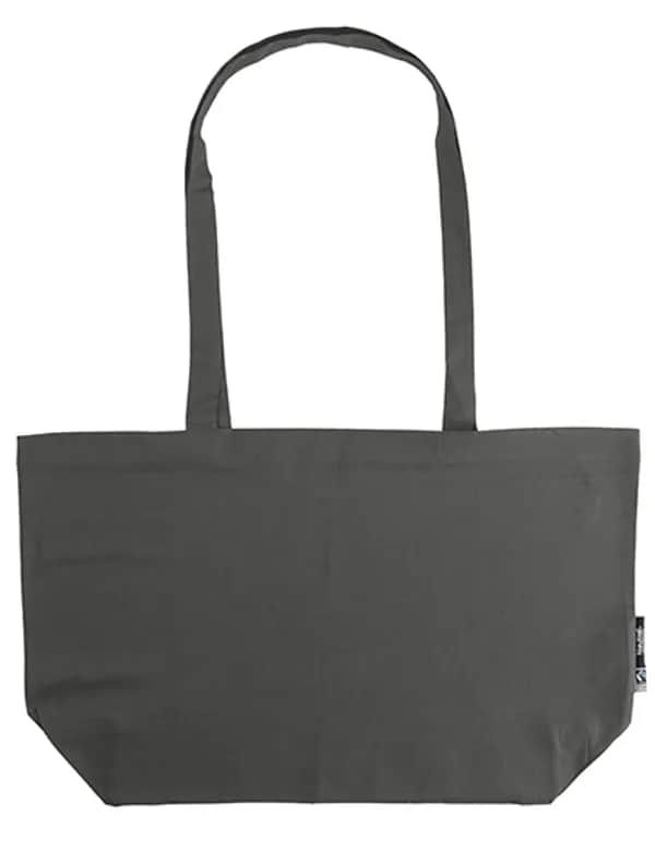 Shopping Bag With Gusset - Charcoal