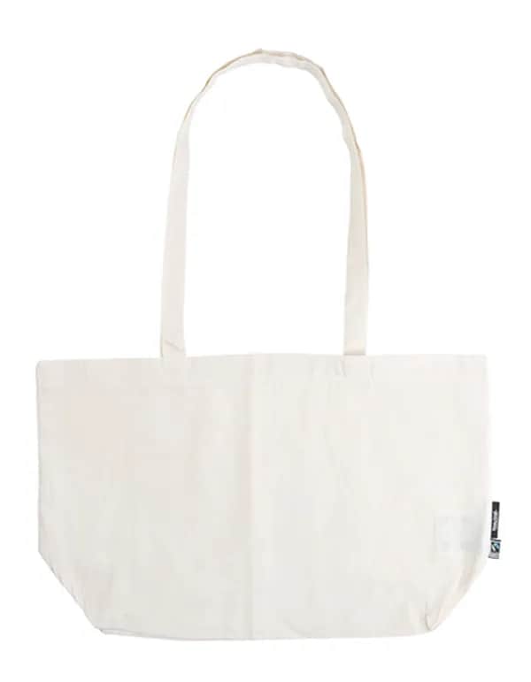 Shopping Bag With Gusset - Nature