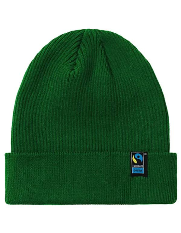 Mixed Knit Beanie - Bottle Green
