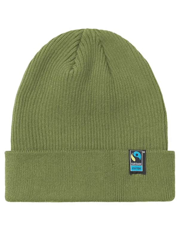 Mixed Knit Beanie - Military