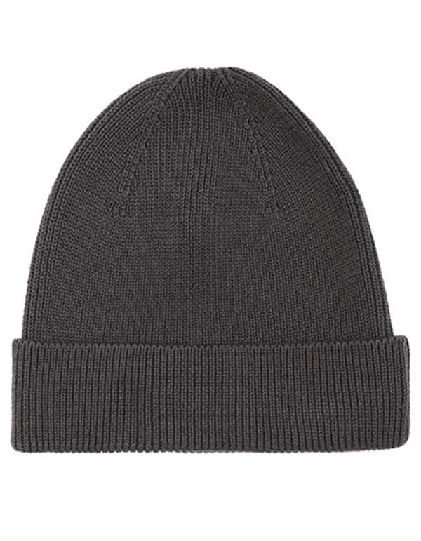 Beanie 1x1 Rib - Charcoal