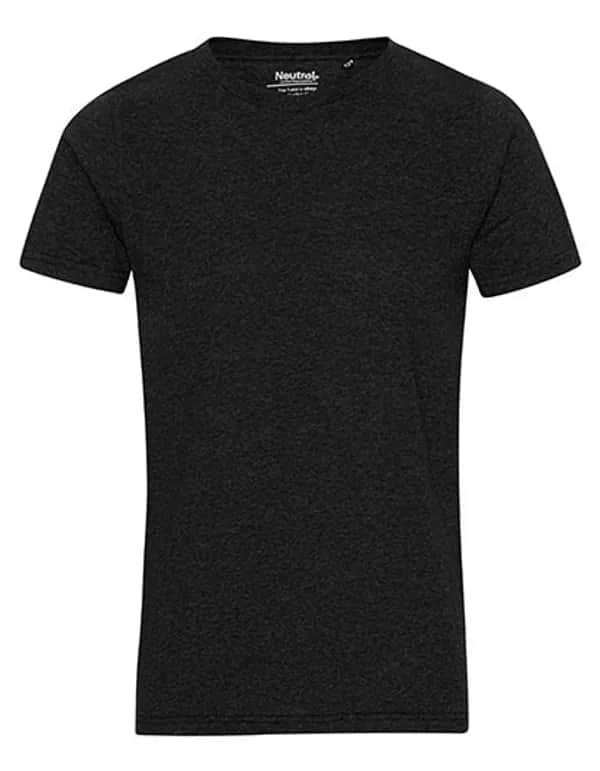 Recycled Cotton T-Shirt - Black Melange