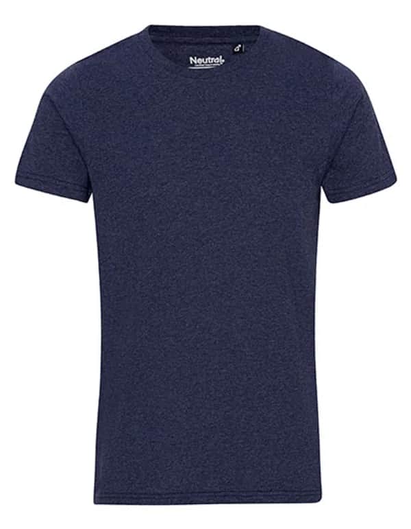 Recycled Cotton T-Shirt - Navy Melange