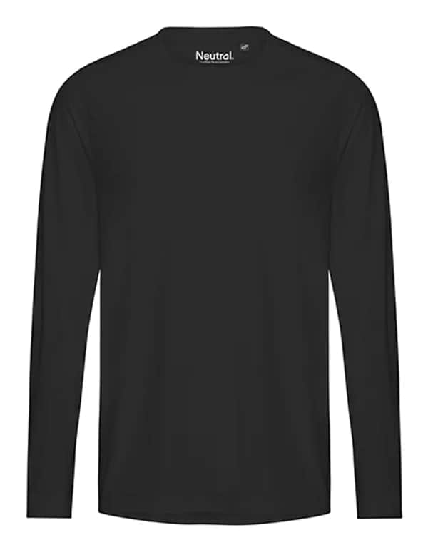 Recycled Performance Long Sleeve T-Shirt - Black