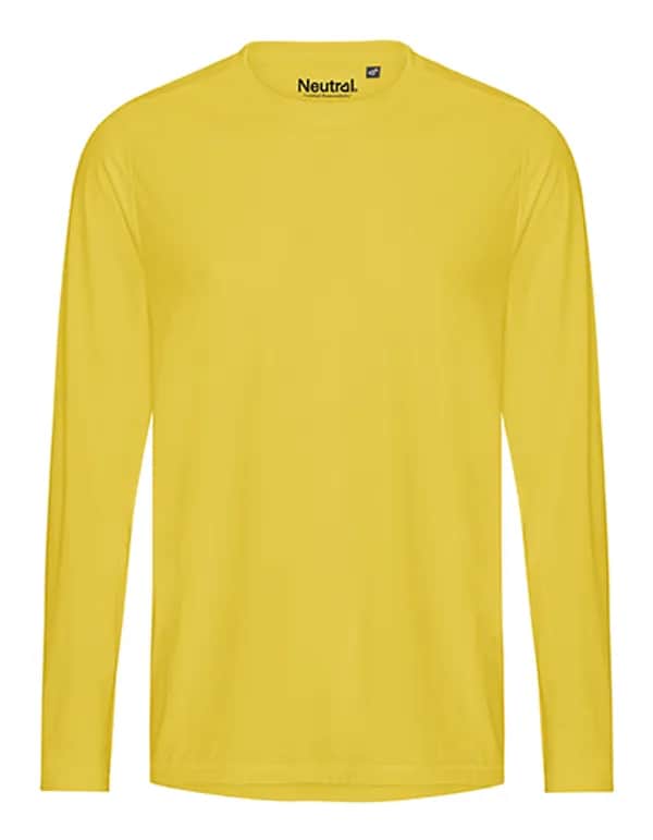 Recycled Performance Long Sleeve T-Shirt - Yellow