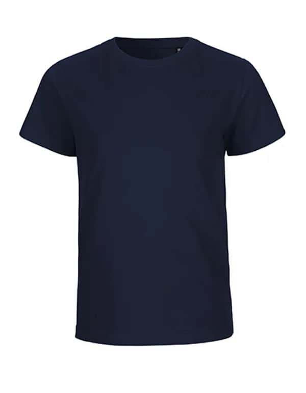 Tiger Cotton Kids T-Shirt - Navy