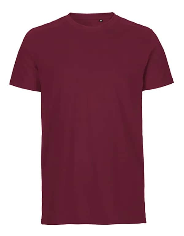 Unisex Tiger Cotton T-Shirt - Bordeaux