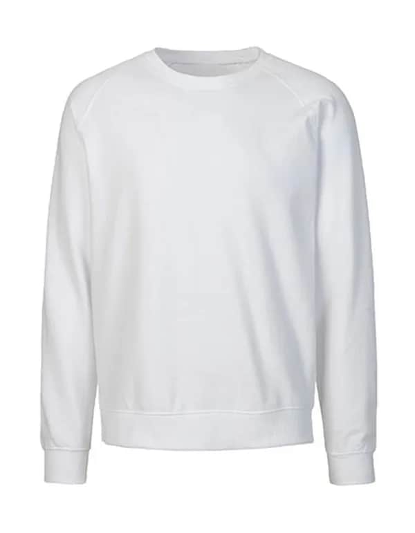 Unisex Tiger Cotton Sweatshirt - White