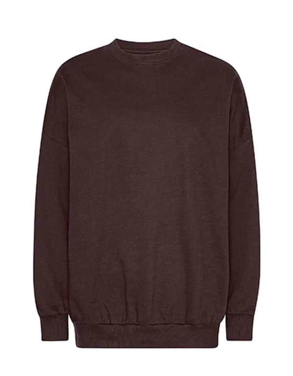 Oversized Sweatshirt - Brown