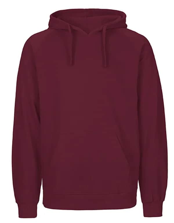 Unisex Tiger Cotton Hoodie - Bordeaux