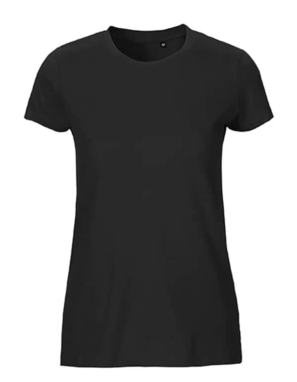 Tiger Cotton Ladies T-Shirt - Black