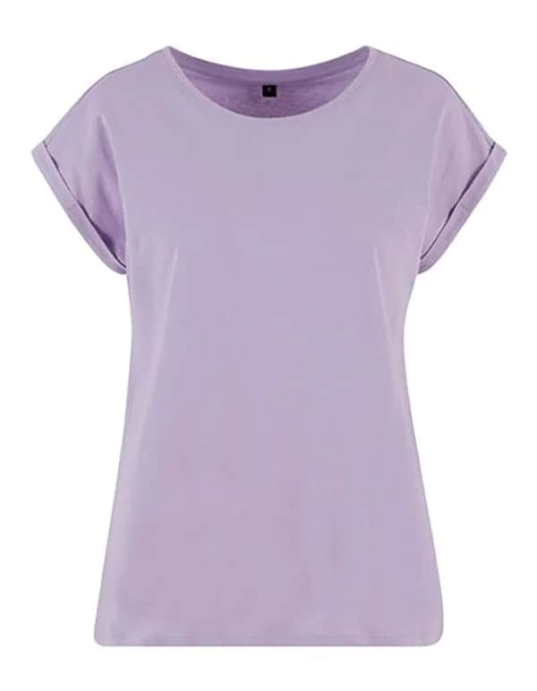 Ladies Extended Shoulder Tee - Lilac