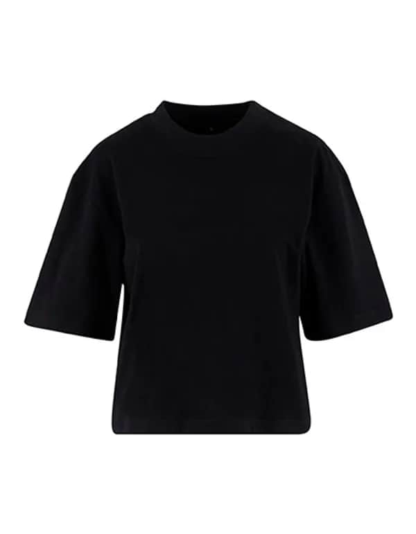 Ladies Oversized Tee - Black