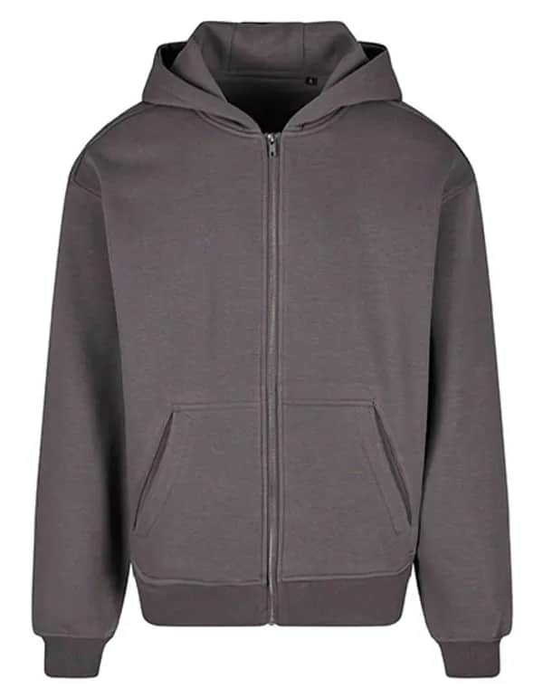 Oversized Zip Hoody - Magnet