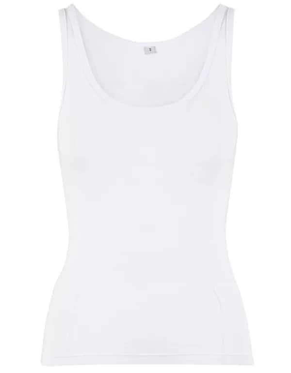 Ladies Basic Tank Top - White