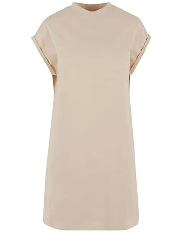 Ladies Extended Shoulder Dress - Sand