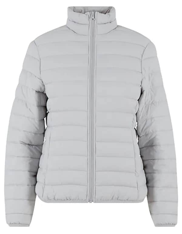 Ladies Light Puffer Jacket - Light Asphalt