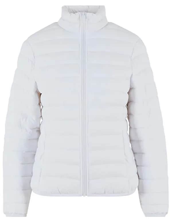 Ladies Light Puffer Jacket - White