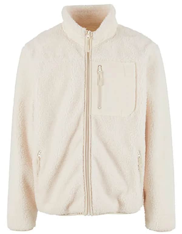 Bonded Sherpa Jacket - White Sand