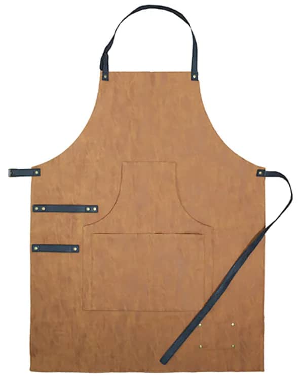 Schürze PU - Brown/Dark Grey