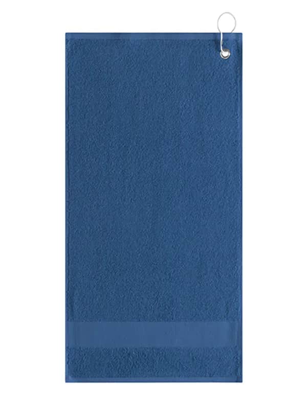 Golfhandtuch mit Aufhänger - Navy