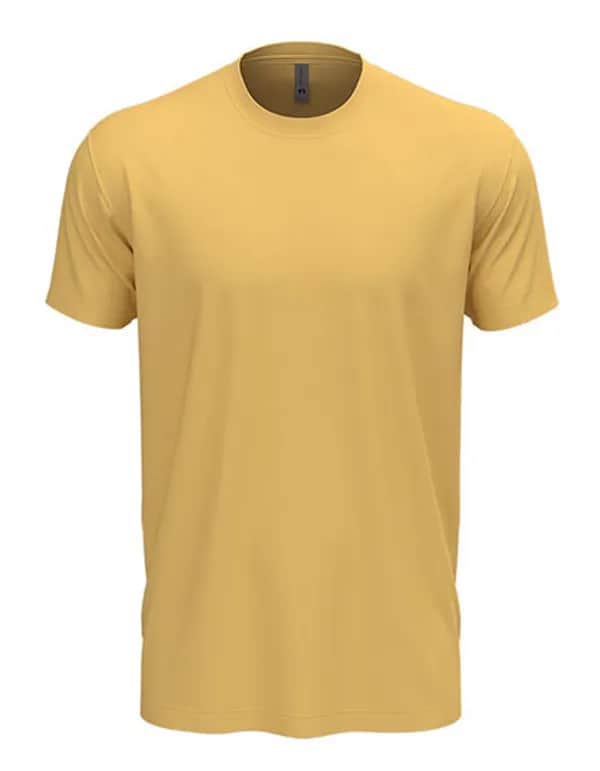 Unisex Crew Neck T-Shirt - Banana Cream