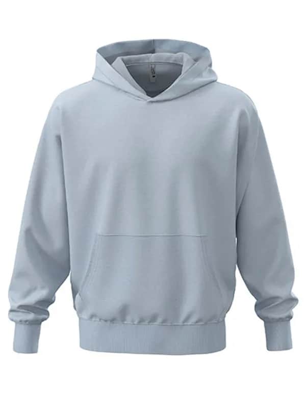 Unisex Heavyweight Hoodie - Stonewash Denim