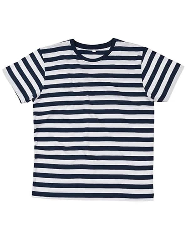 Men´s Stripy T - Navy/White