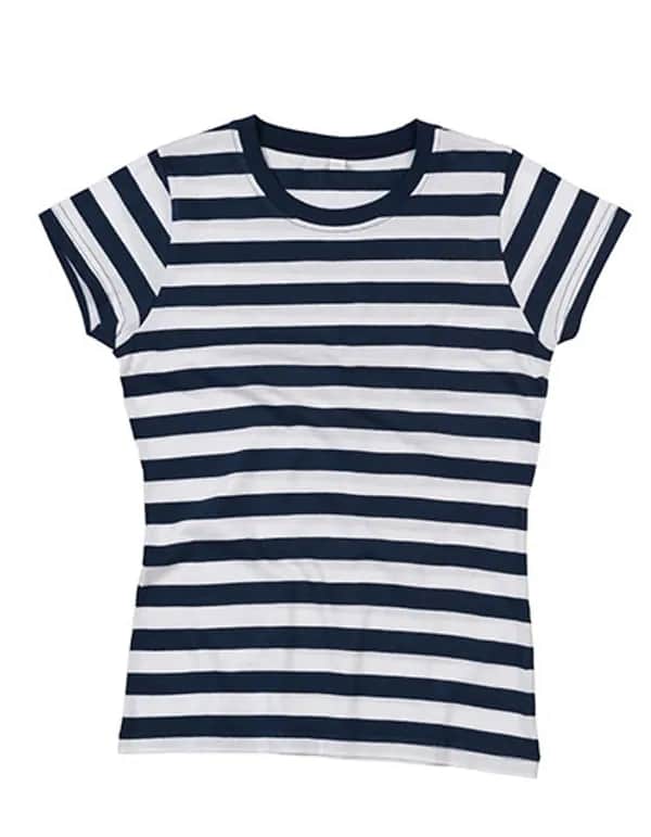 Women´s Stripy T - Navy/White