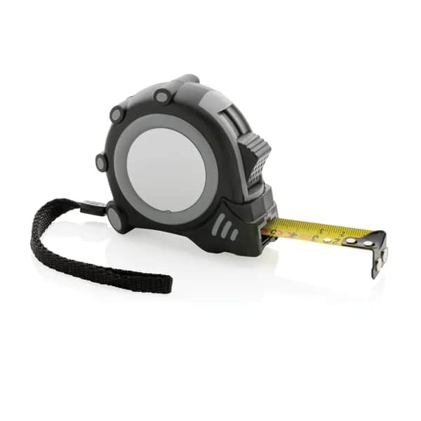 Grip 5m/19mm Maßband aus RCS recyceltem Kunststoff - grau