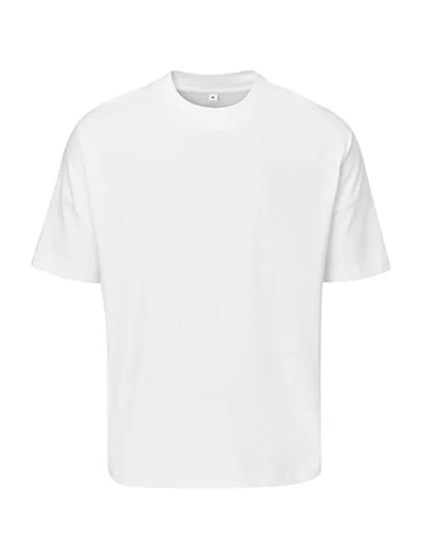 Unisex Oversized Heavy T - White
