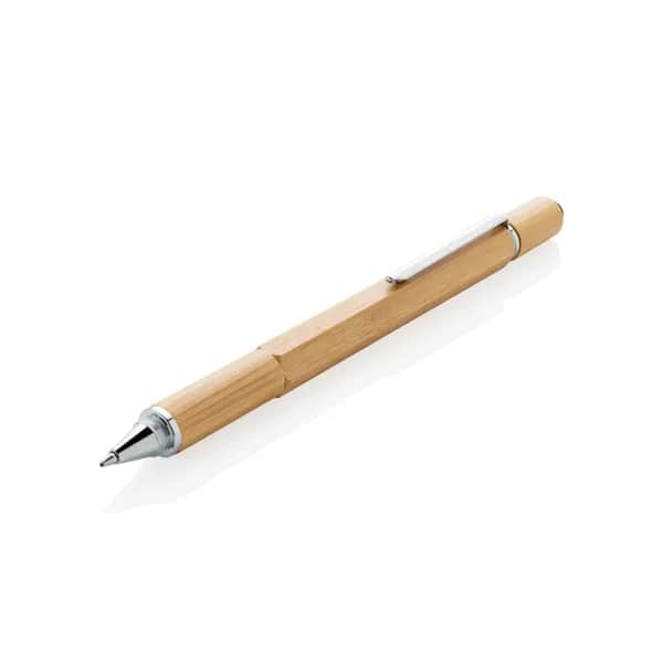5-in-1 Bambus Tool-Stift - braun