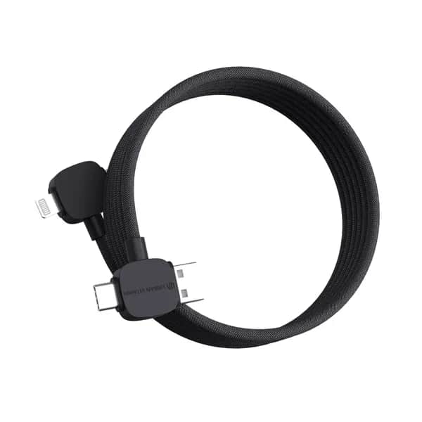 Urban Vitamin Stockton 65W magnet. Kabel RCS recyc. TPE/PET - schwarz