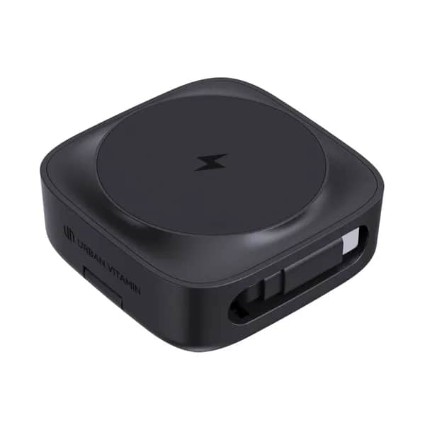 Urban Vitamin Goleta 2-in-1 15W Magnetic Wireless Charger - schwarz