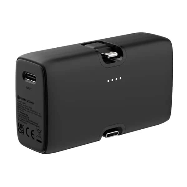 Urban Vitamin Los Angeles 20W Powerbank aus RCS rec. Plastik - schwarz