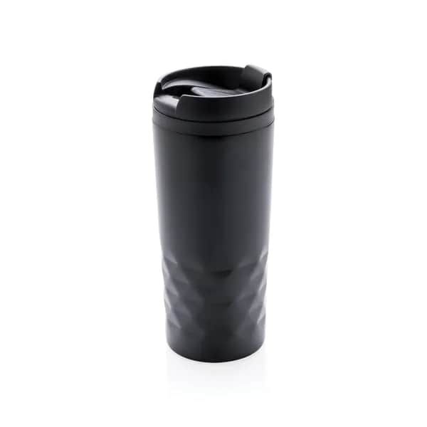 Geometrischer Becher - schwarz