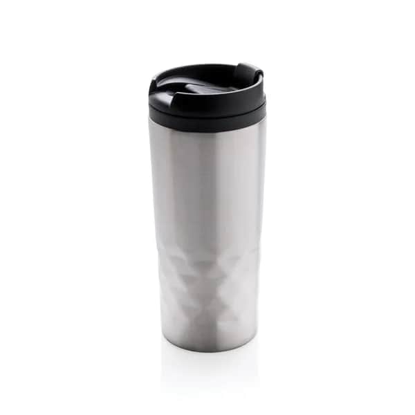 Geometrischer Becher - silber
