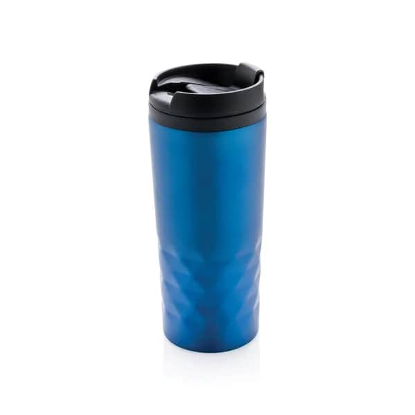 Geometrischer Becher - blau
