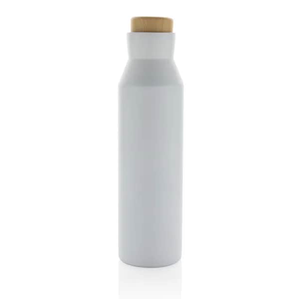 Gaia Vakuumflasche aus RCS recyceltem Stainless-Steel - weiß