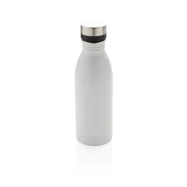 Deluxe Wasserflasche aus RCS recyceltem Stainless-Steel - weiß