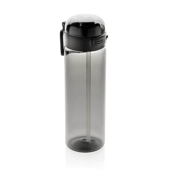 SipnLock RCS rPET auslaufsichere Sport-Trinkflasche 800ml - schwarz