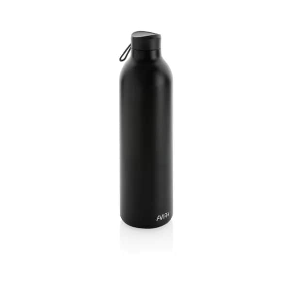 Avira Avior RCS recycelte Stainless-Steel Flasche 1L - schwarz