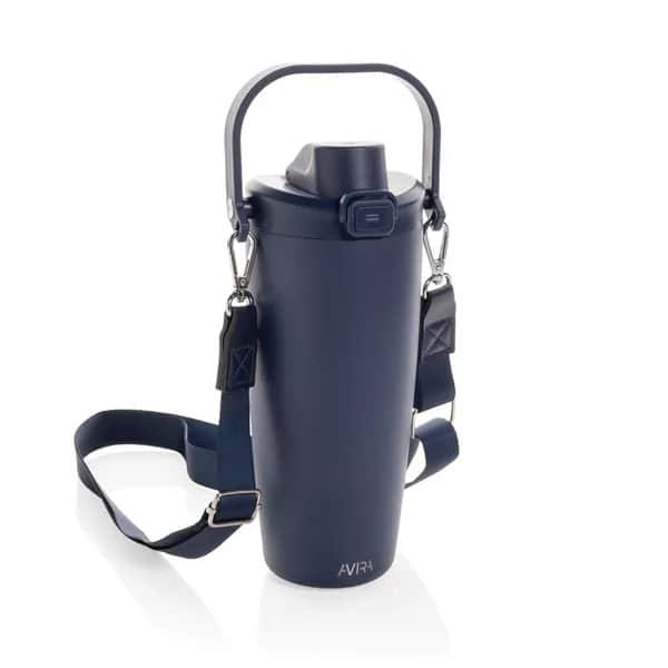 Avira Ayala Crossbody Duosip Becher aus RCS rec. Stahl - navy blau