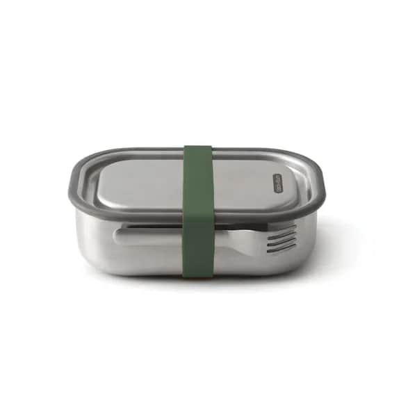 Black+Blum Stainless Steel Lunch Box groß - Olivgrün