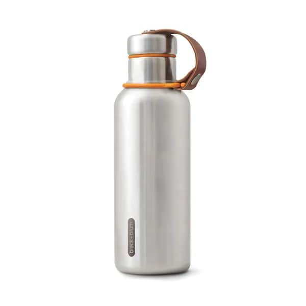 Black+Blum isolierte Wasserflasche klein, 500ml - orange