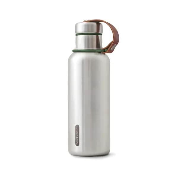 Black+Blum isolierte Wasserflasche klein, 500ml - Olivgrün